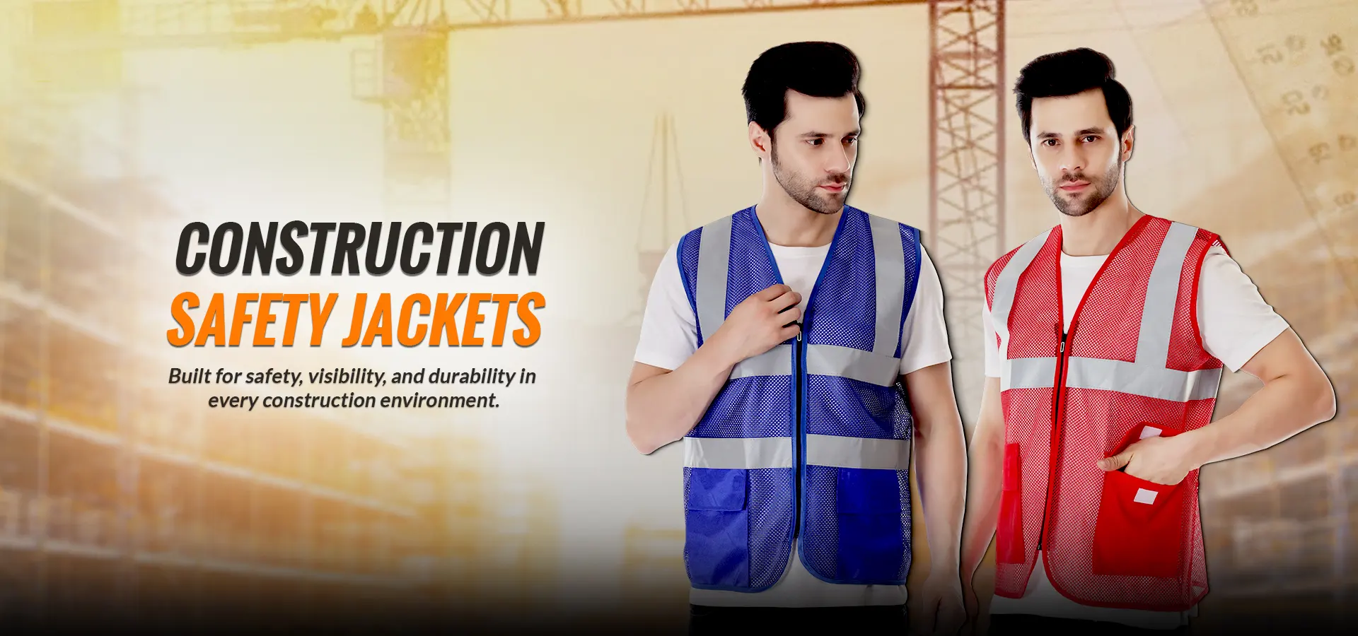 Construction Safety Jackets Manufacturers in Ghaziabad