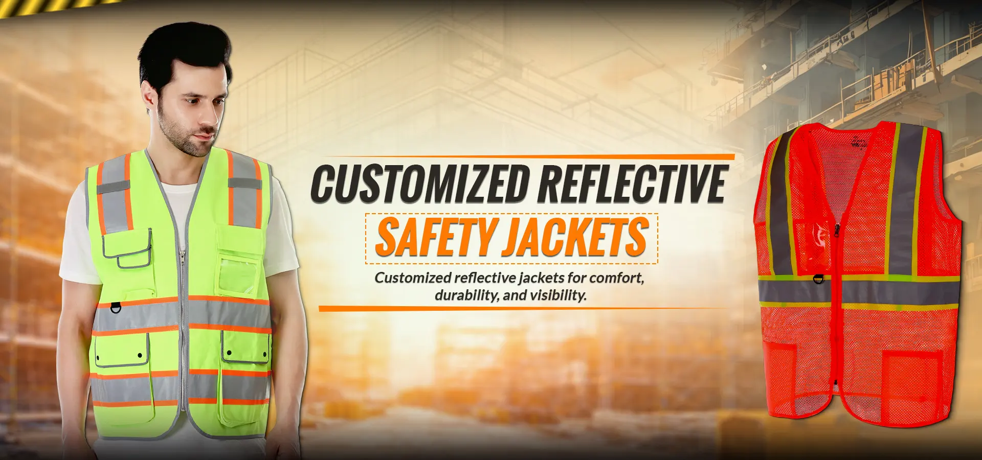 Customized Reflective Safety Jackets Manufacturers in Ghaziabad