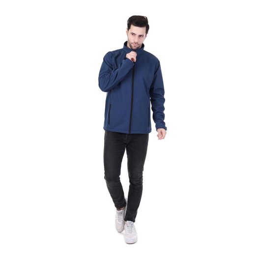 Blue Fleece Winter Jacket With Thermal Insulation And Side Zipper Pockets Manufacturers, Suppliers in Tripura