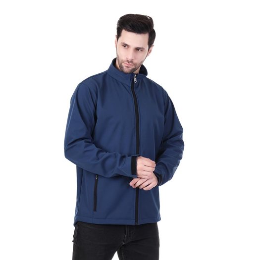 Blue Fleece Winter Jacket With Thermal Insulation And Side Zipper Pockets Manufacturers, Suppliers in Tripura