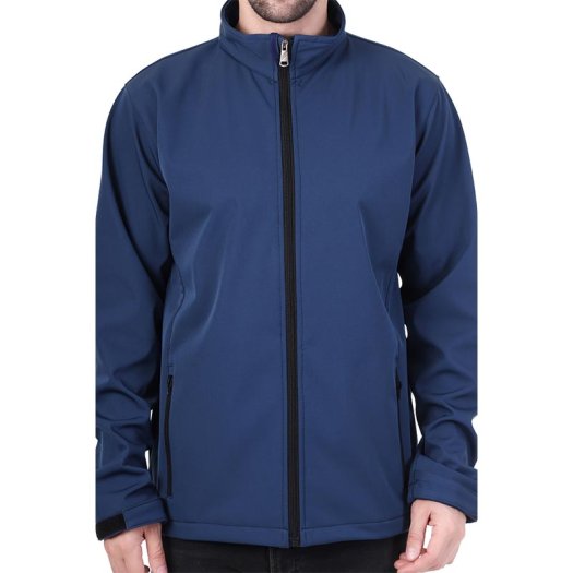 Blue Fleece Winter Jacket With Thermal Insulation And Side Zipper Pockets Manufacturers, Suppliers in Tripura