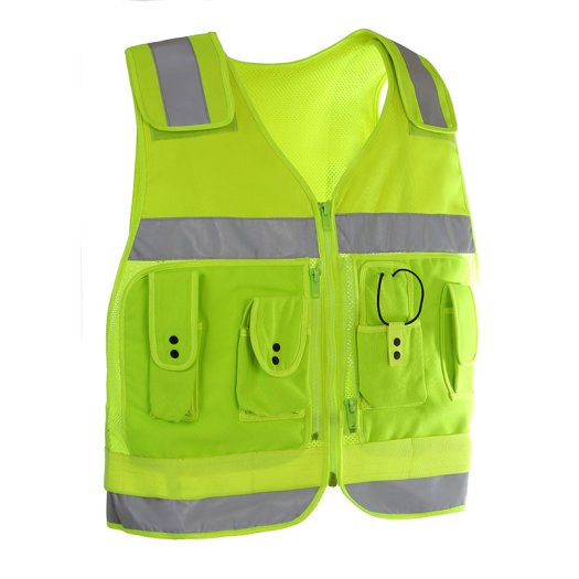 Reflective Utility Jacket For Men With Mesh Fabric And Sleeveless Styling Manufacturers, Suppliers in Goa