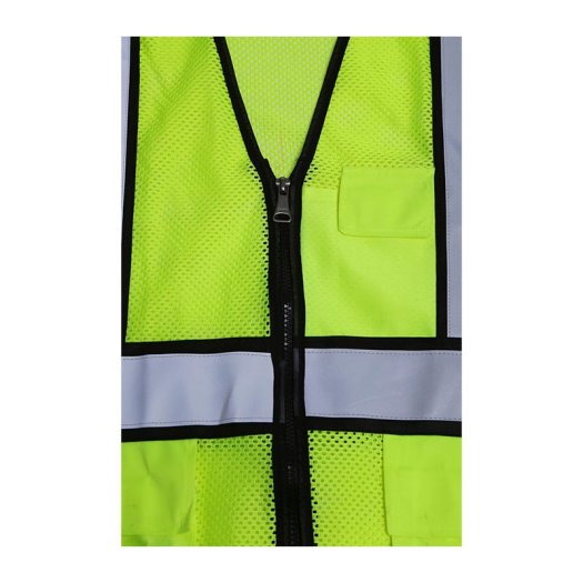Men Green Utility Jacket With Reflective Strips And Breathable Mesh Fabric Manufacturers, Suppliers in Tripura