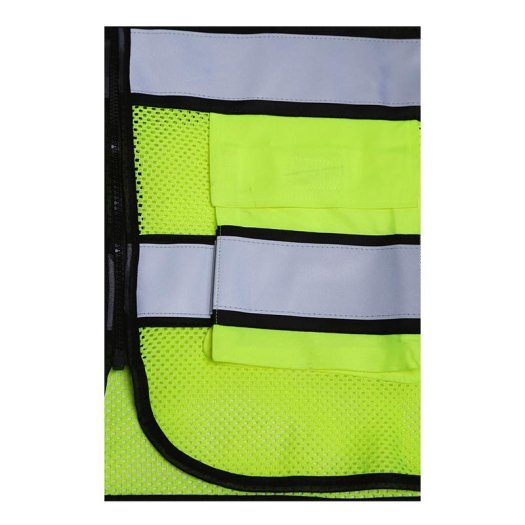 Men Green Utility Jacket With Reflective Strips And Breathable Mesh Fabric Manufacturers, Suppliers in Tripura