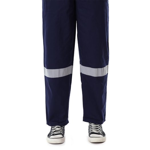 Cotton Coverall With Reflective Tape And Spark Safe Workwear Design Manufacturers, Suppliers in Tripura