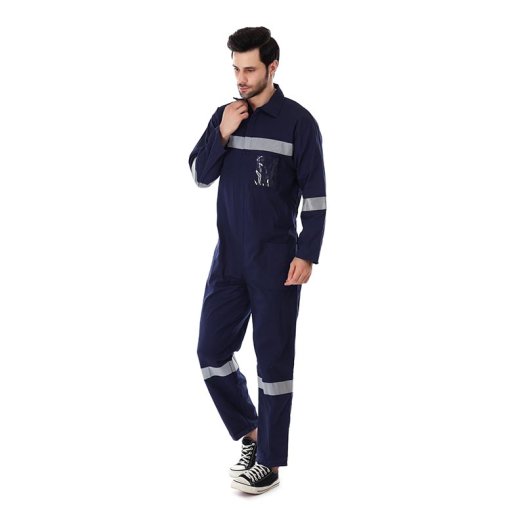 Cotton Coverall With Reflective Tape And Spark Safe Workwear Design Manufacturers, Suppliers in Tripura