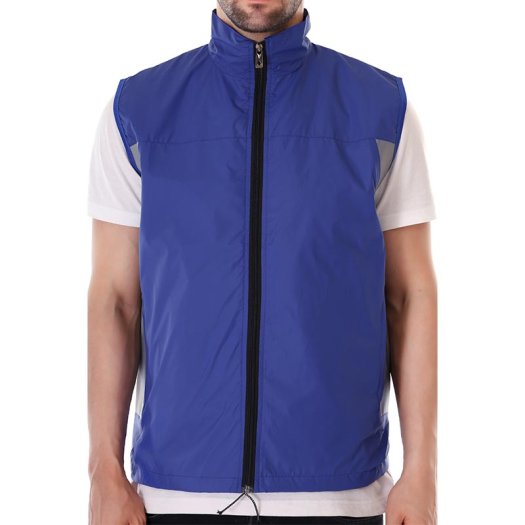 Men Royal Blue Reflective Work Jacket With Smooth Zip And Comfort Fit Manufacturers, Suppliers in Tripura