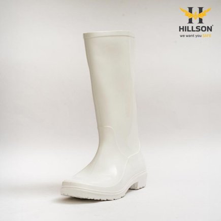 White Industrial Gumboots With Fabric Lining And Durable Pvc Outsole Manufacturers, Suppliers in Tripura