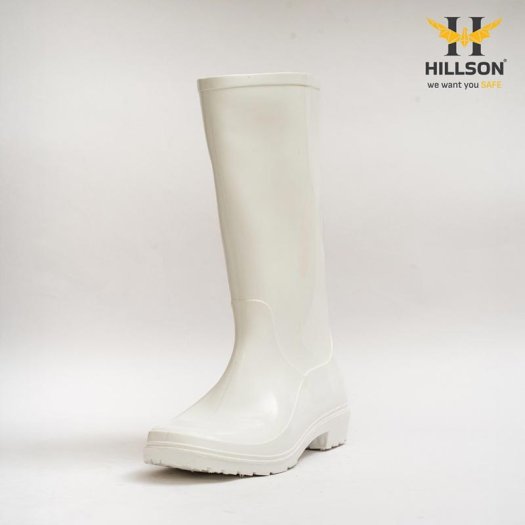 White Industrial Gumboots With Fabric Lining And Durable Pvc Outsole Manufacturers, Suppliers in Tripura