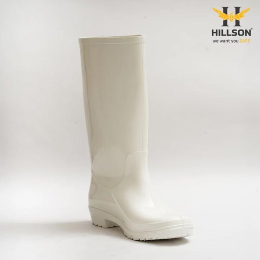 White Industrial Gumboots With Fabric Lining And Durable Pvc Outsole Manufacturers, Suppliers in Tripura