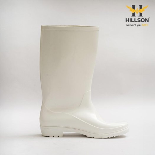 White Industrial Gumboots With Fabric Lining And Durable Pvc Outsole Manufacturers, Suppliers in Tripura